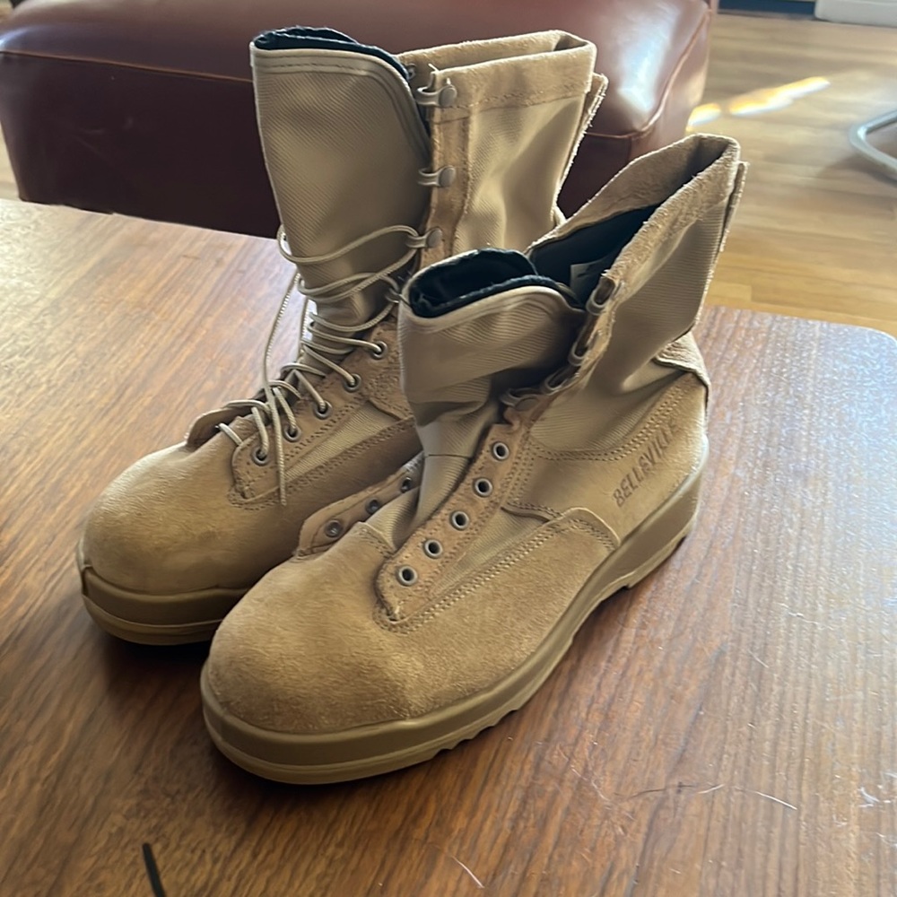 Mens Belleville steel toe boots